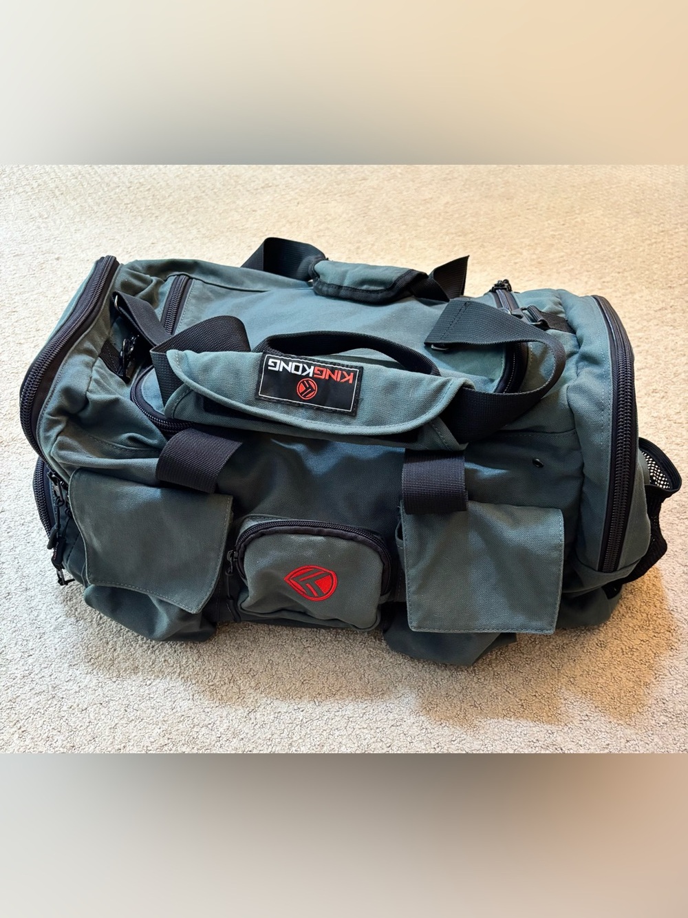 KNKG KINGKONG Core Duffel Bag Green Gym Weightlifting Workout